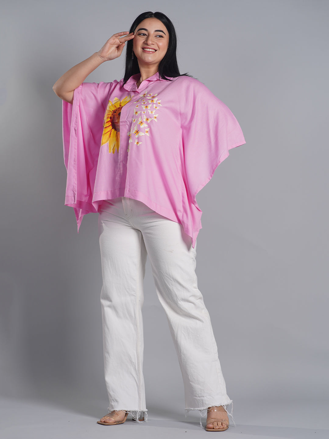 BabyPink Kaftan Top - Tournesol