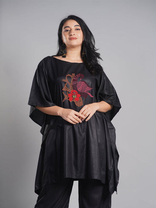 Black Kaftan Kurta - Pride
