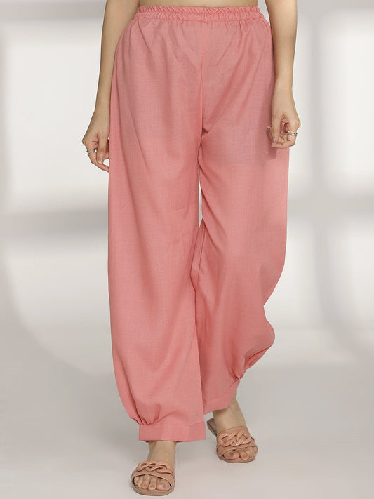 Blush CottonSlub AfghaniSalwar