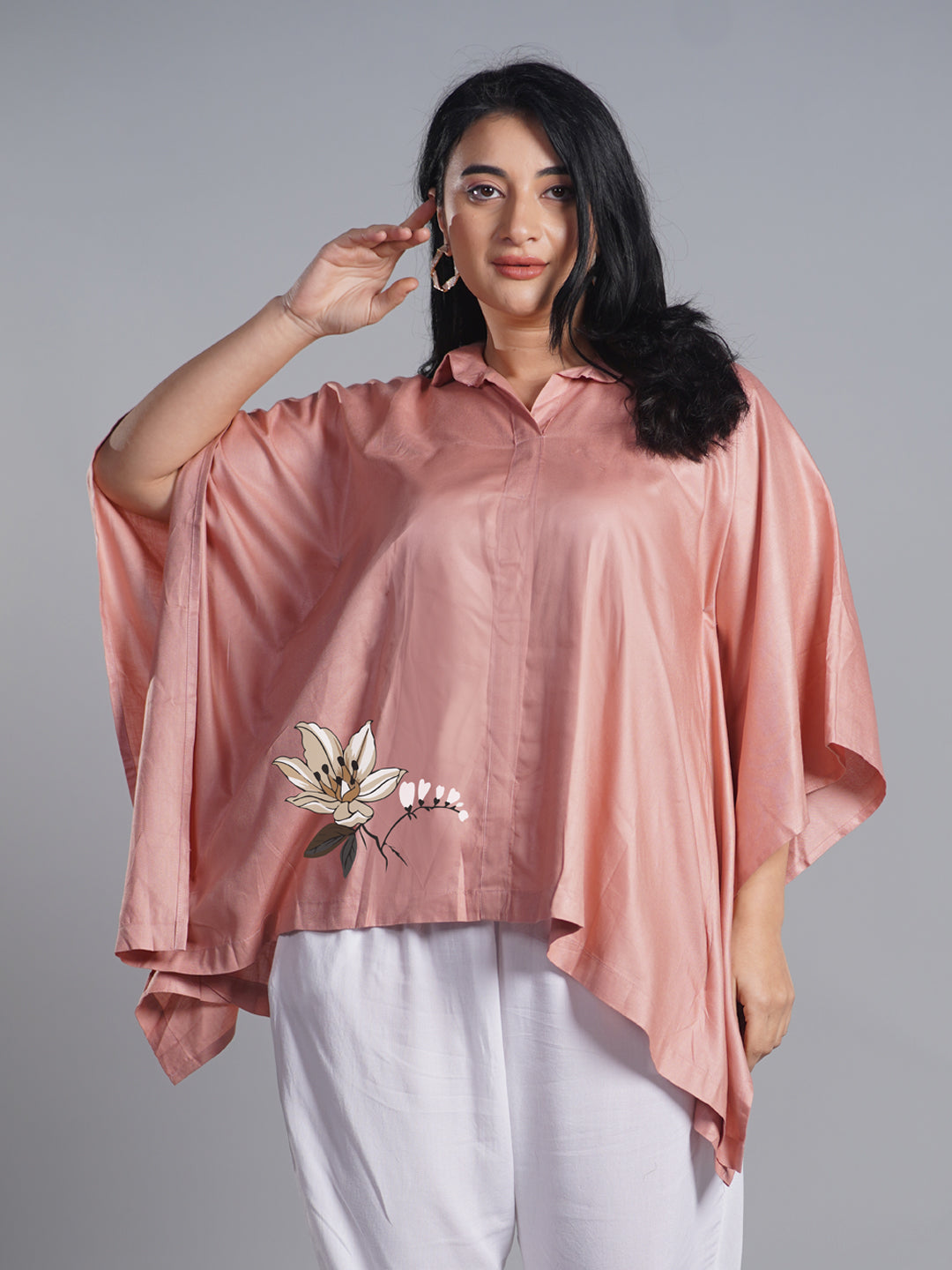 Blush Kaftan Top - Calalily