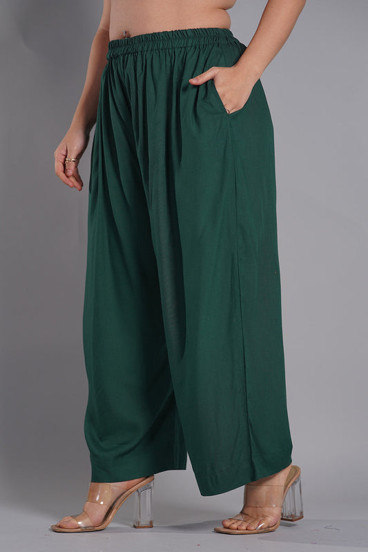 BottleGreen Palazzo Pants