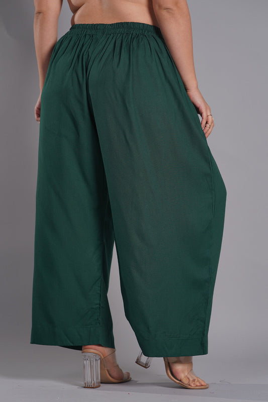 BottleGreen Palazzo Pants