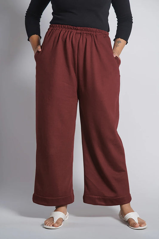 Coffee Fleece Palazzo