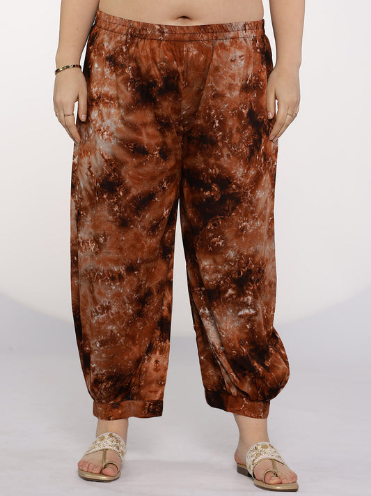 Coffee TieDye AfghaniSalwar