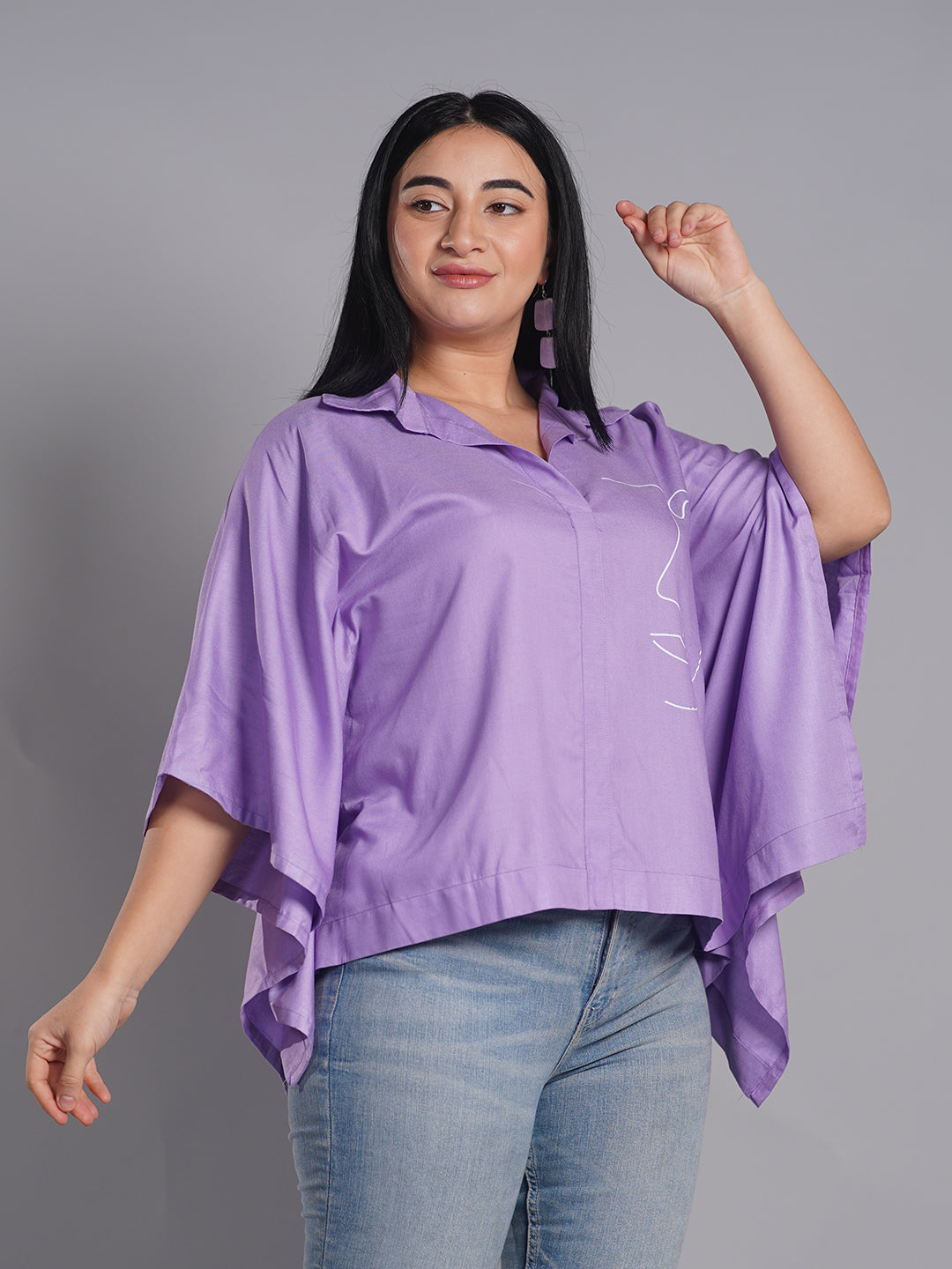Lavender Kaftan Top - Signora