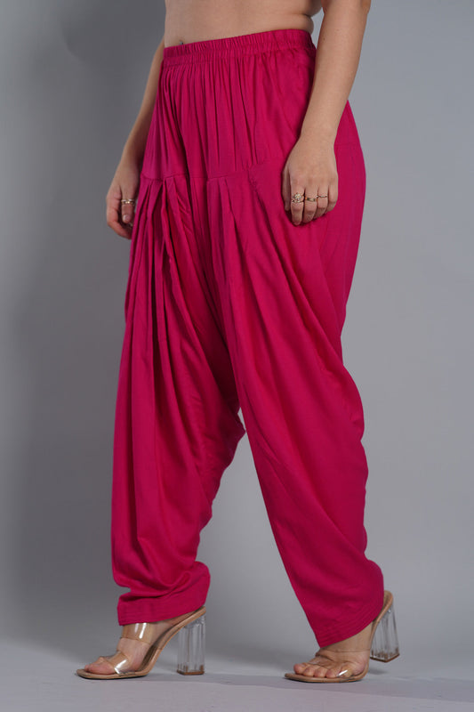 Magenta Rayon Salwar