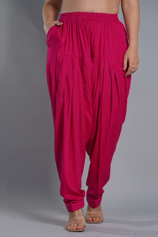 Magenta Rayon Salwar