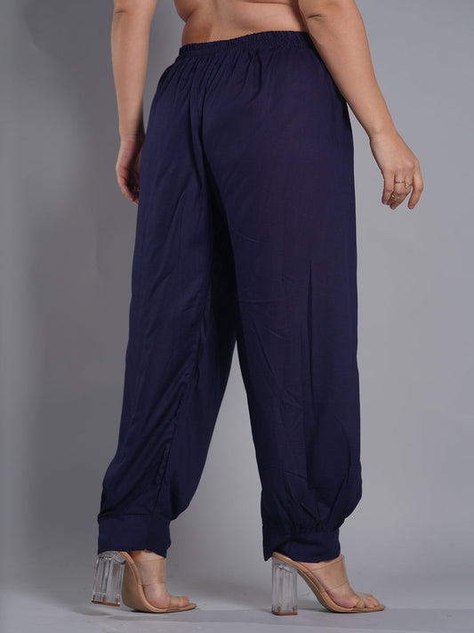 Navy Rayon AfghaniSalwar