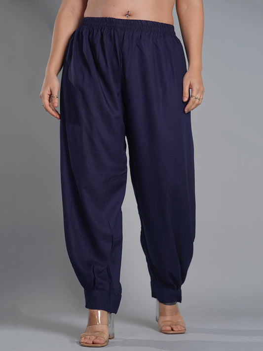 Navy Rayon AfghaniSalwar