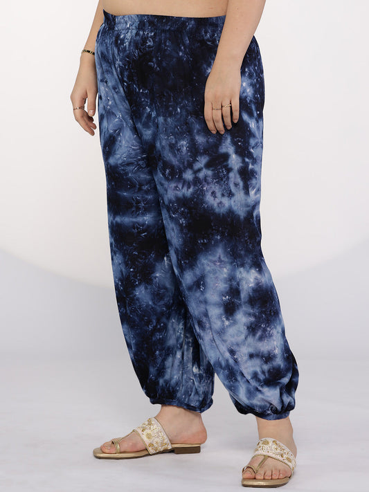 Navy TieDye Balloon Salwar