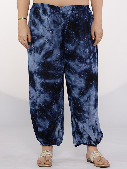Navy TieDye Balloon Salwar