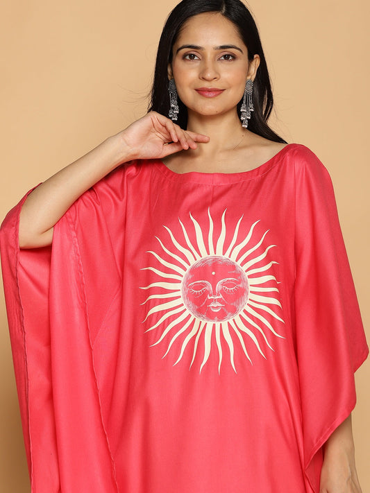 Peach Kaftan Kurta - Bhaskar