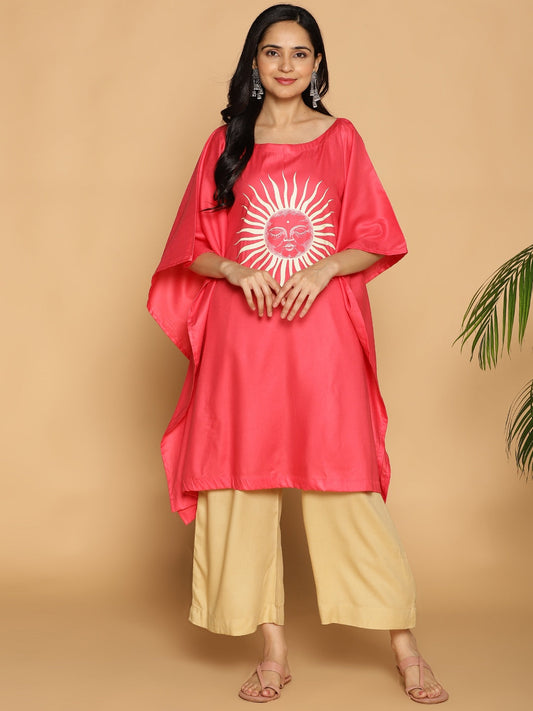 Peach Kaftan Kurta - Bhaskar