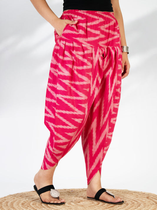 Pink Ikat Tulip Salwar