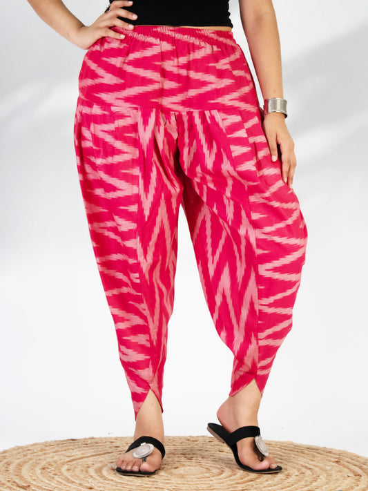 Pink Ikat Tulip Salwar