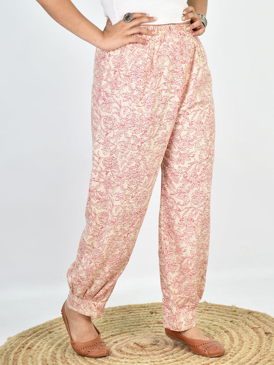 Printed Rayon Afghani Salwar - Rosevale