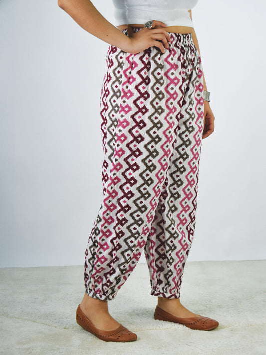 Printed Cotton Balloon Salwar - AquaPixi