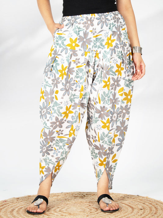 Printed Cotton Tulip Salwar - FrostedGarden