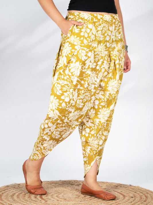 Printed Cotton Tulip Salwar - LimeLush