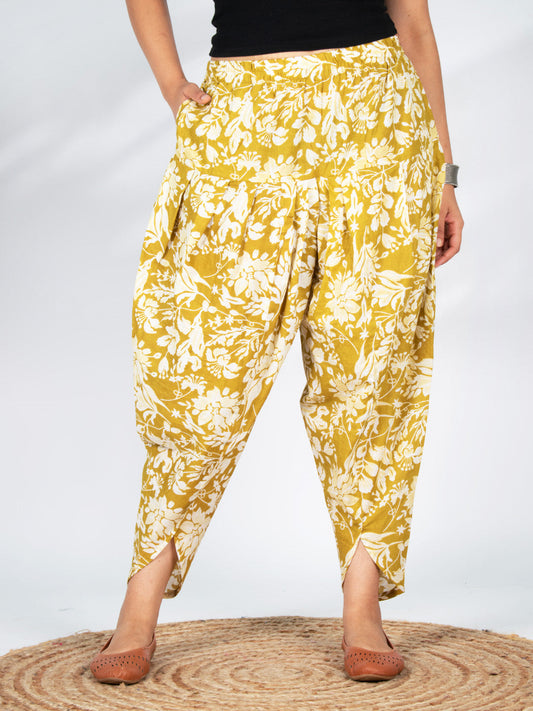 Printed Cotton Tulip Salwar - LimeLush