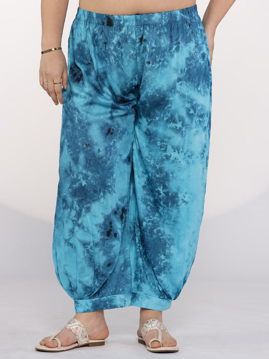 SkyBlue TieDye AfghaniSalwar