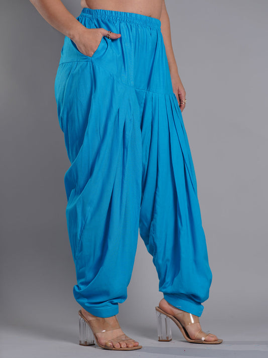 Turquoise Rayon Salwar