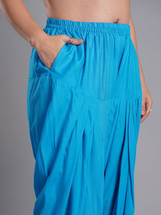 Turquoise Rayon Salwar