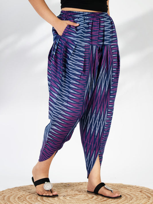 Violet Ikat Tulip Salwar