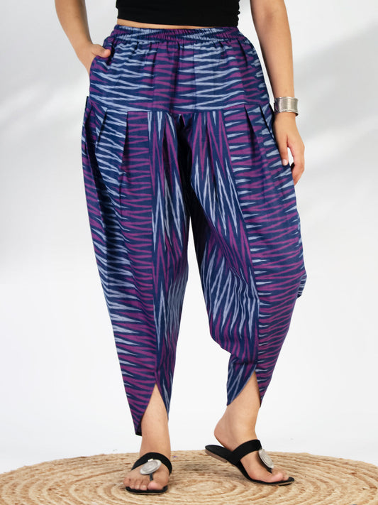 Violet Ikat Tulip Salwar