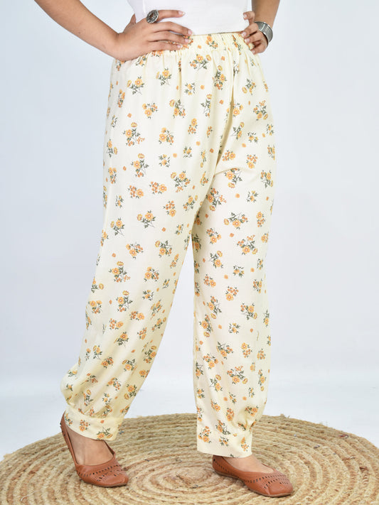 Printed Rayon Afghani Salwar - Bloomfield