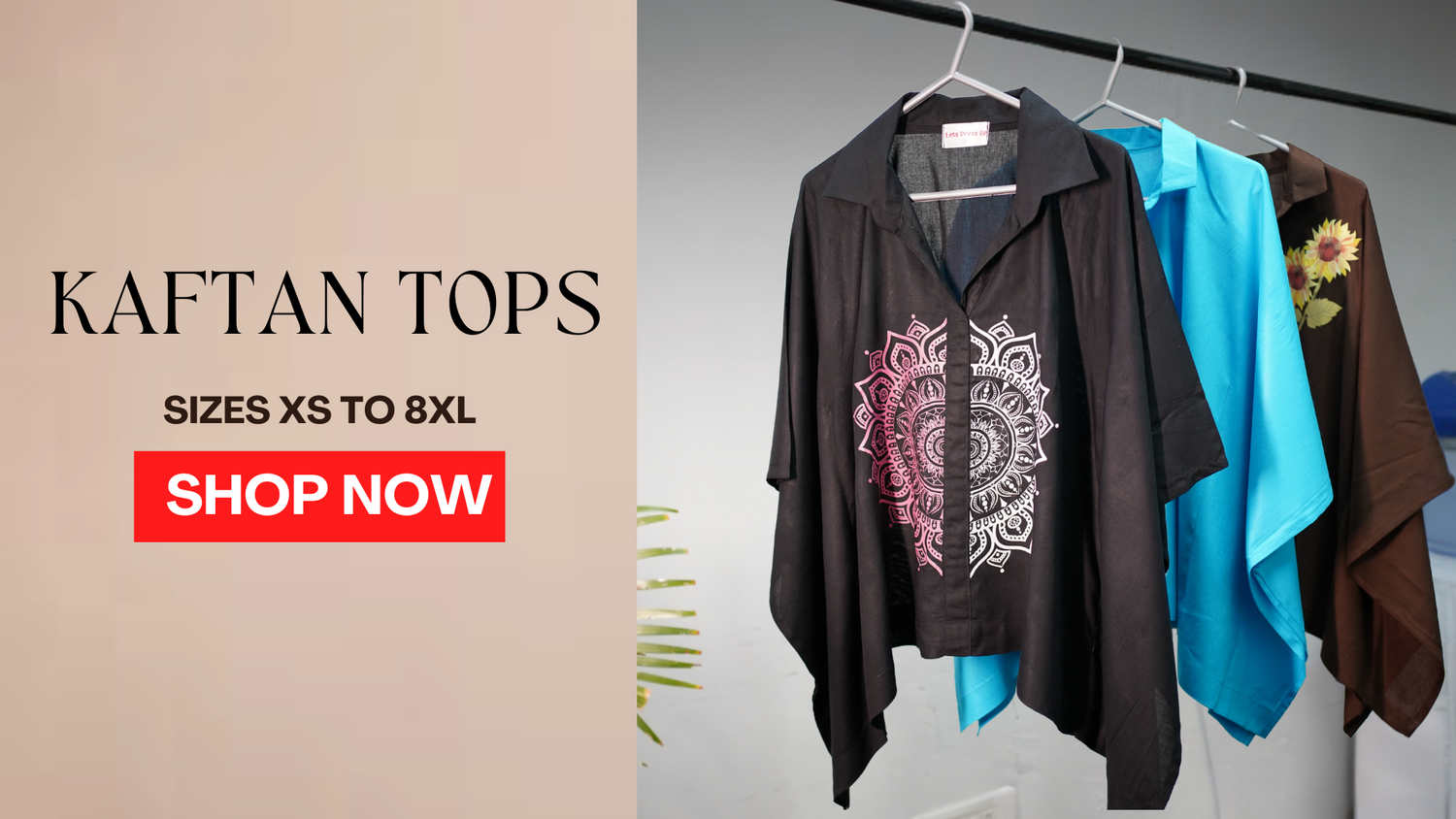 Kaftan Tops - Pastels