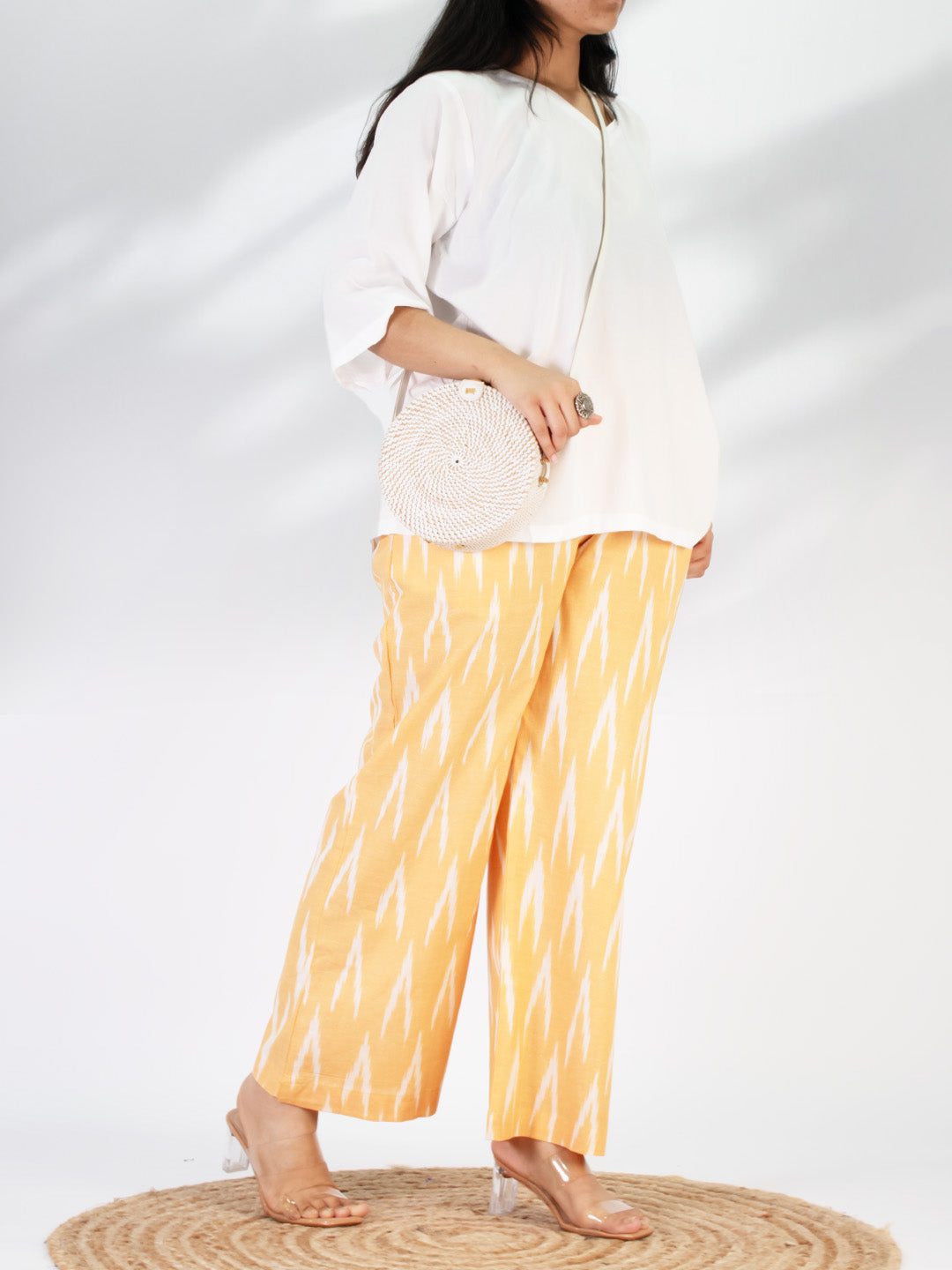Amber Ikat Palazzo Pants
