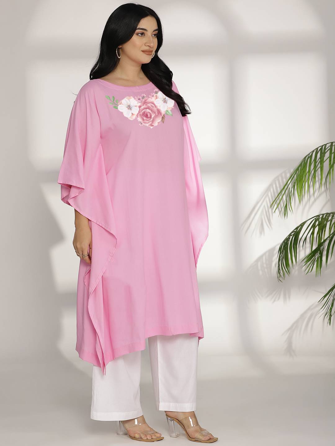 BabyPink LongKurta - Momoiro