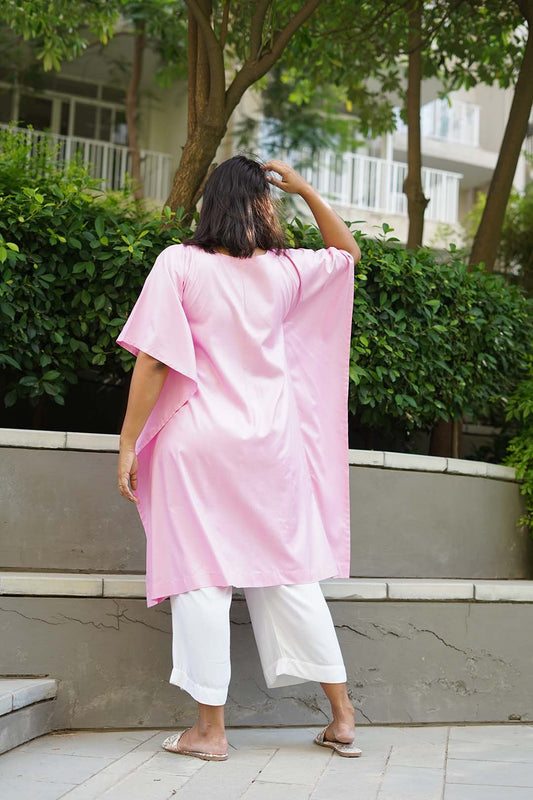 BabyPink LongKurta - Momoiro