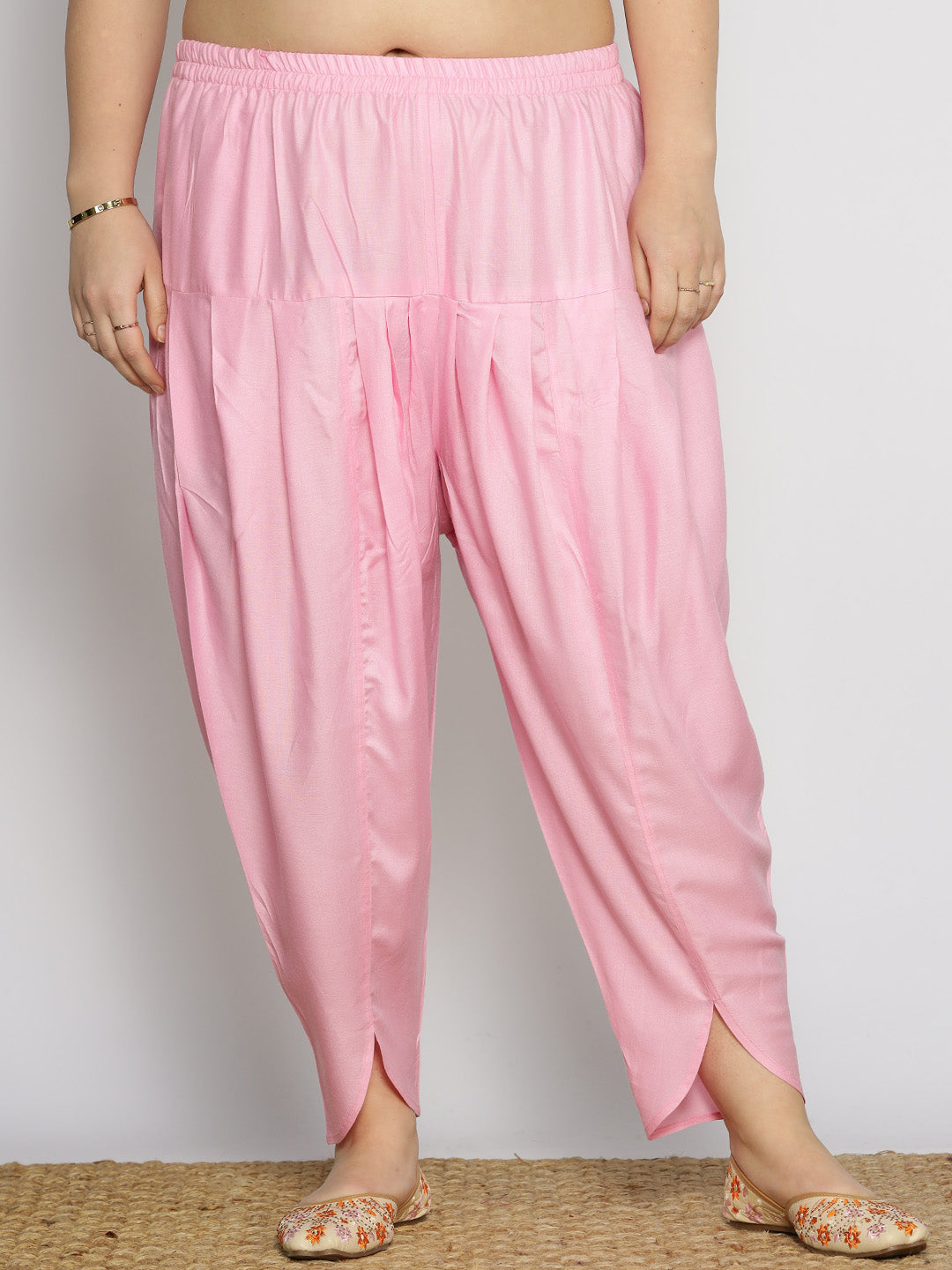 BabyPink Rayon Tulip Salwar