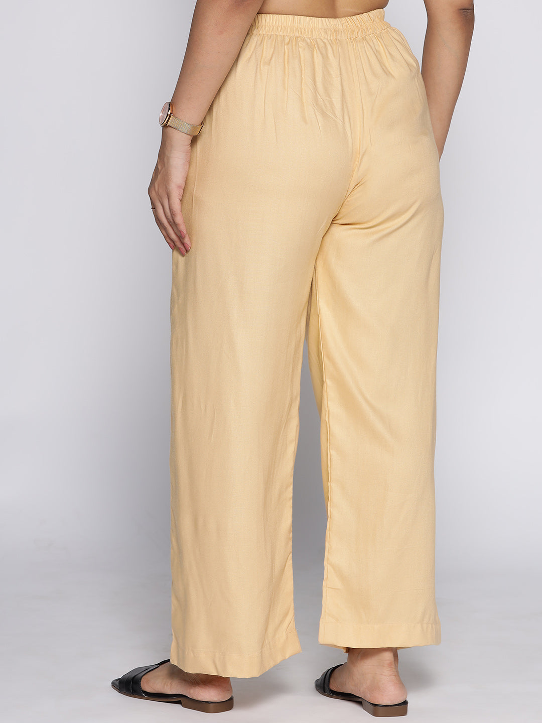 Beige Palazzo Pants