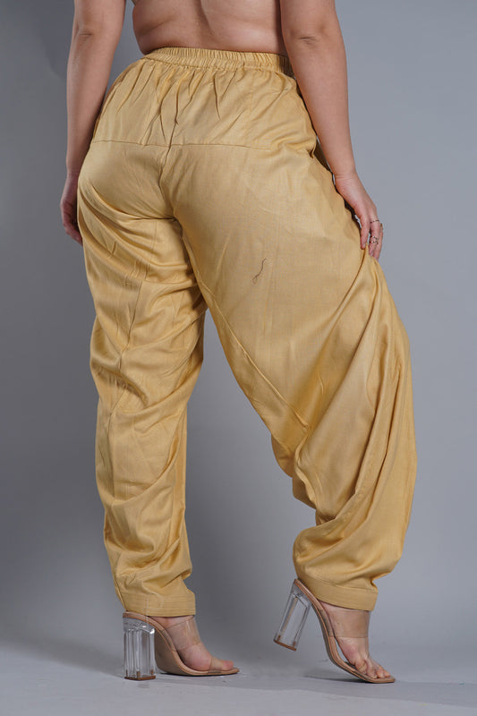 Beige Rayon Salwar