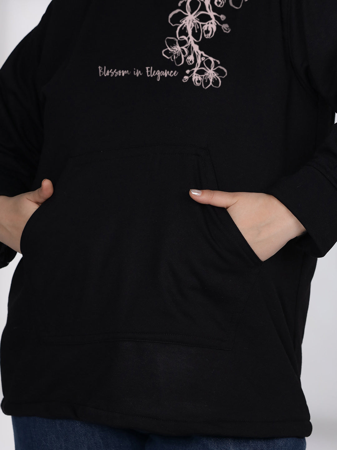 Black Fleece Hoodie - BlossominElegance