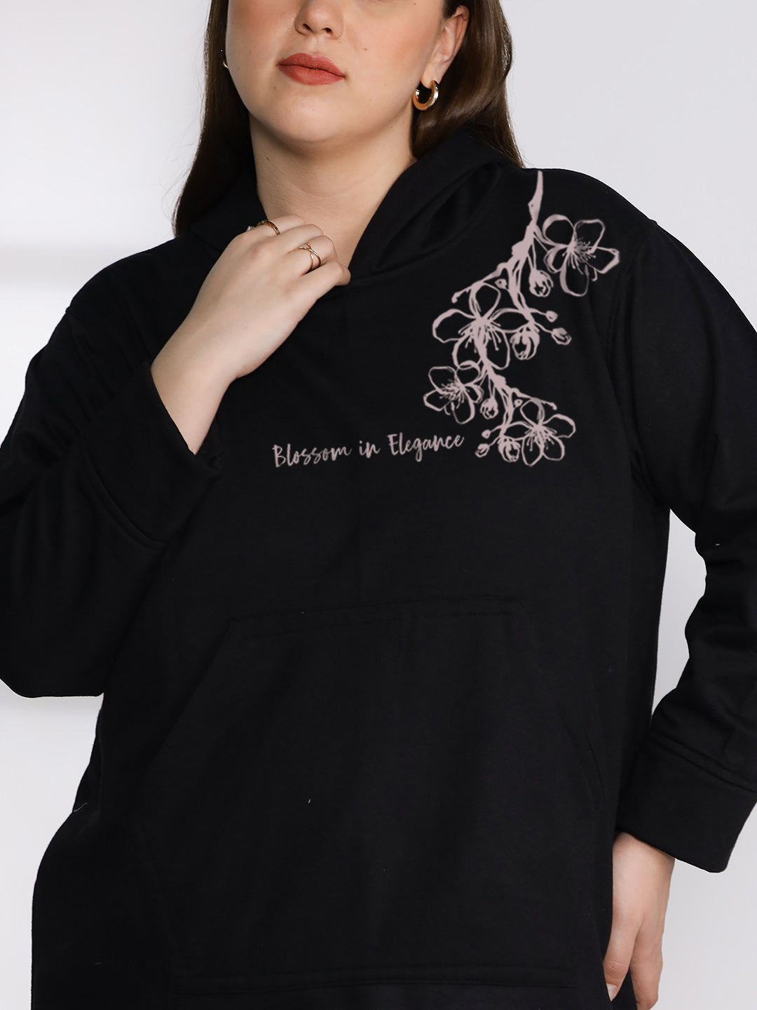 Black Fleece Hoodie - BlossominElegance