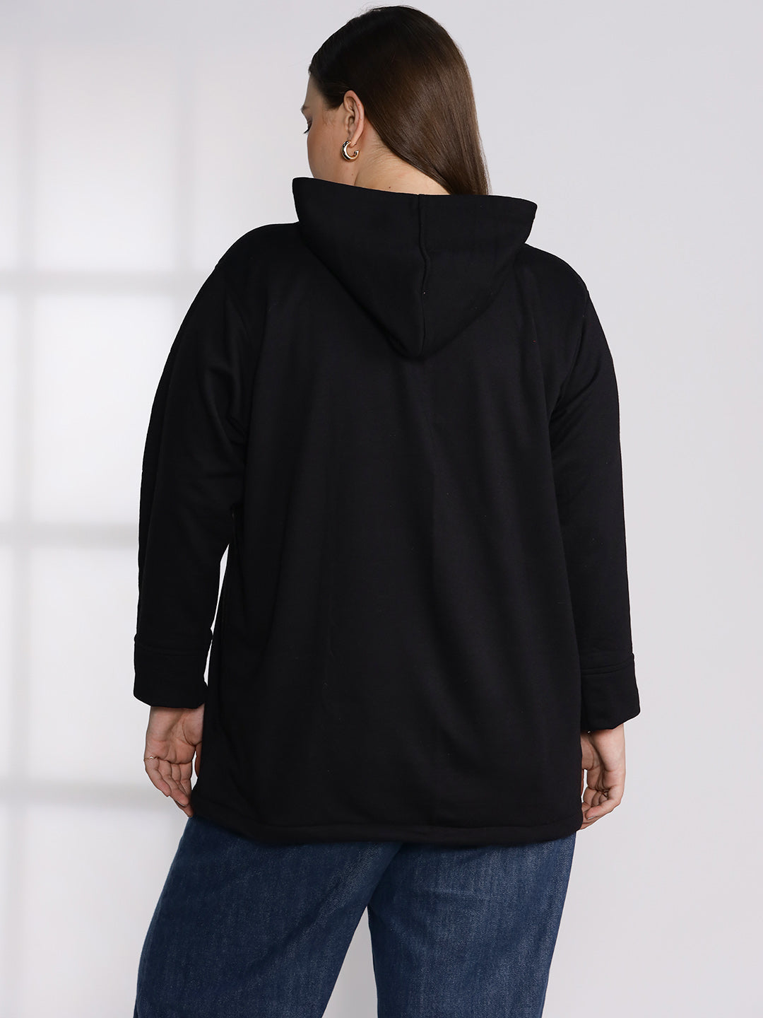 Black Fleece Hoodie - BlossominElegance