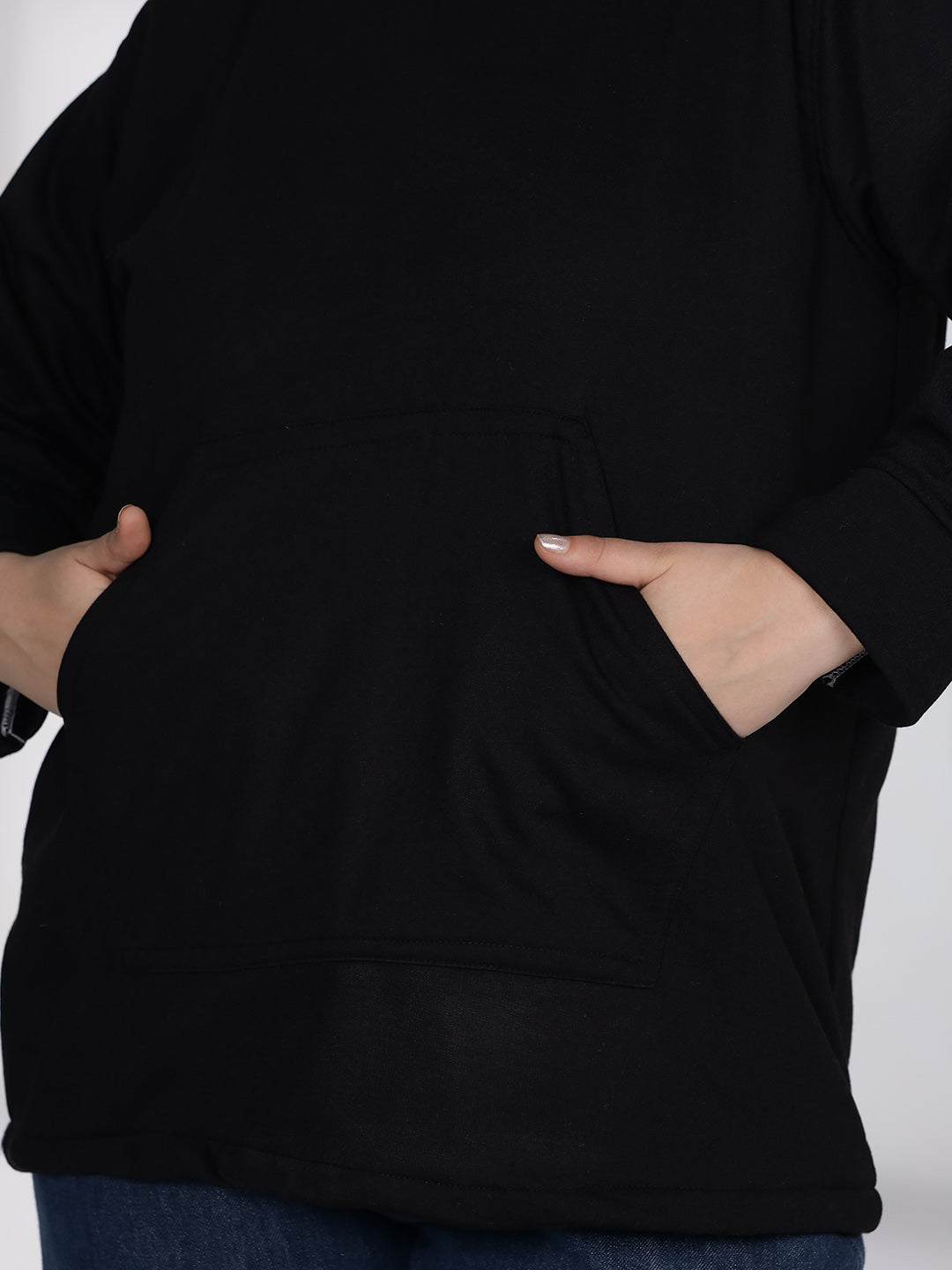 Black Fleece Hoodie - Solid