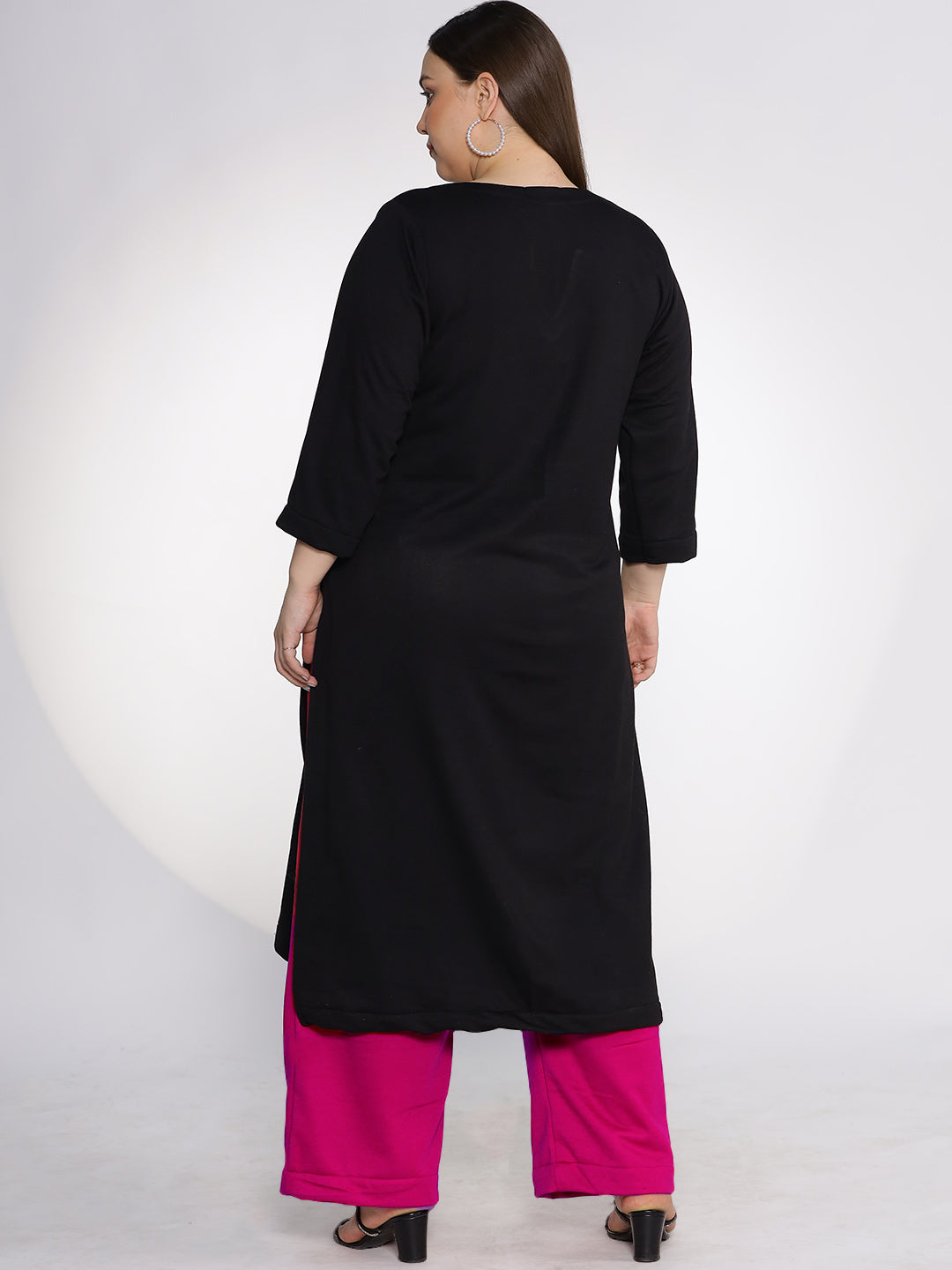 Black Fleece LongKurta - DaphneMist