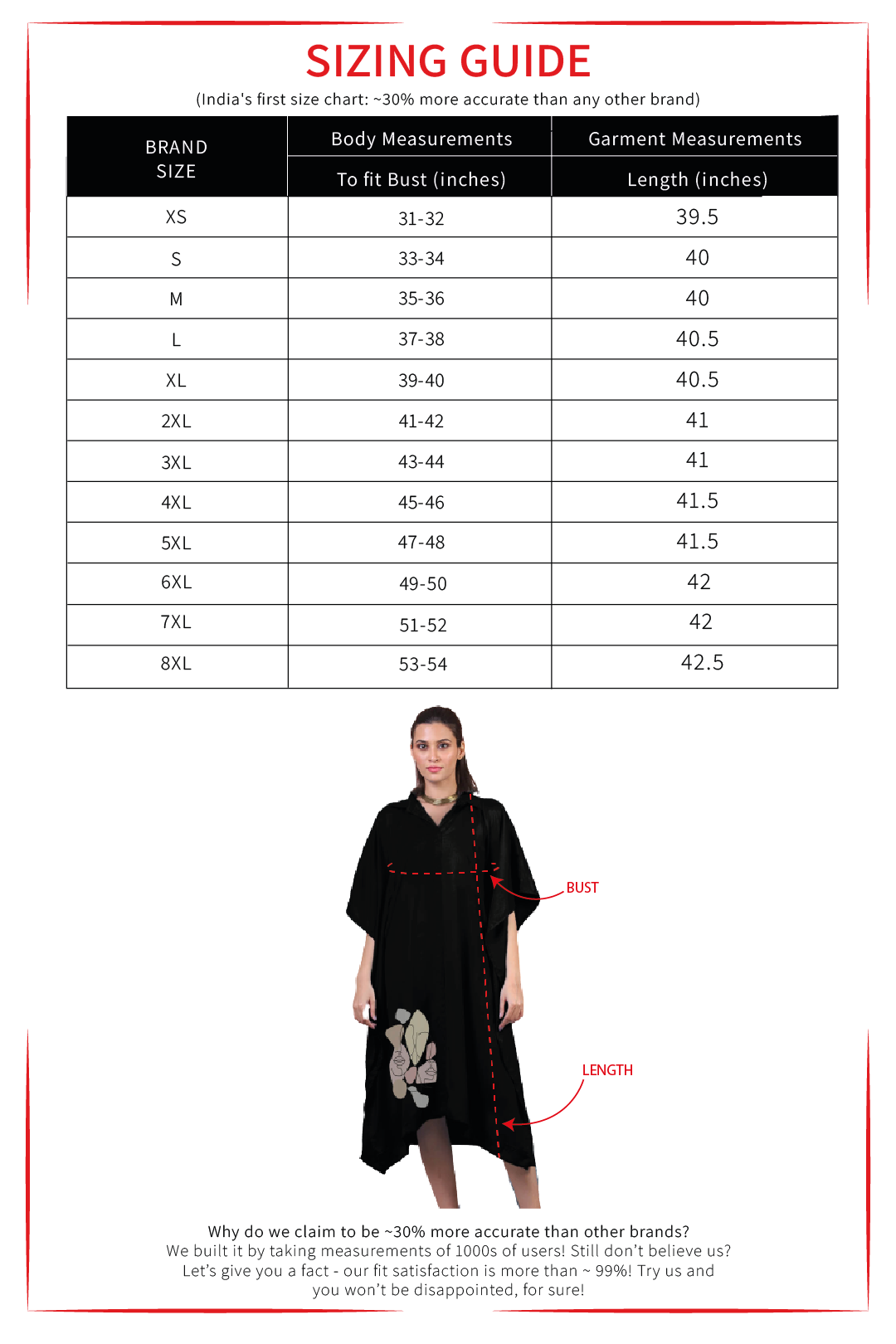Black Rayon Shirt-Kaftan - Alluring