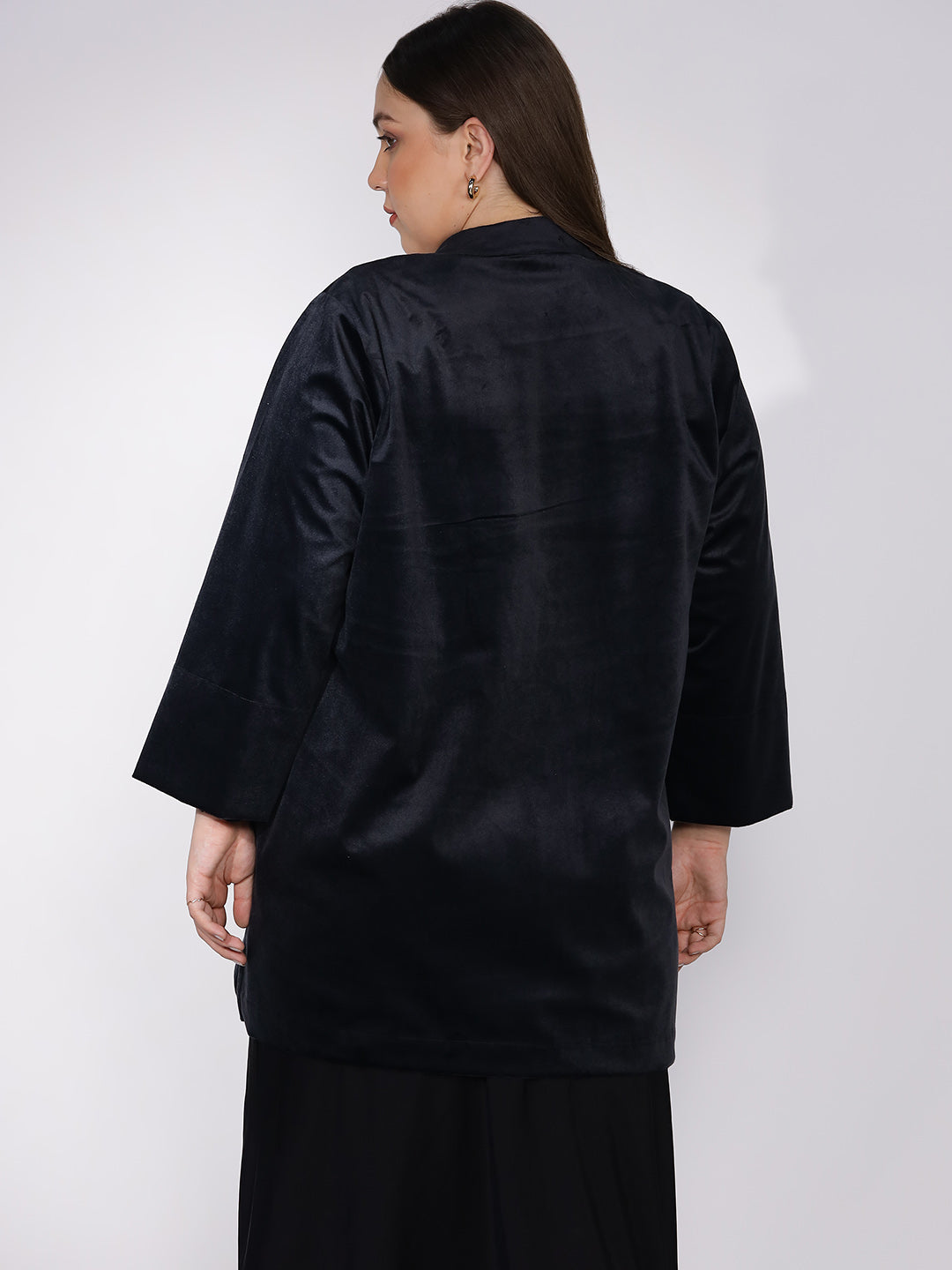 Black Suede Short Jacket