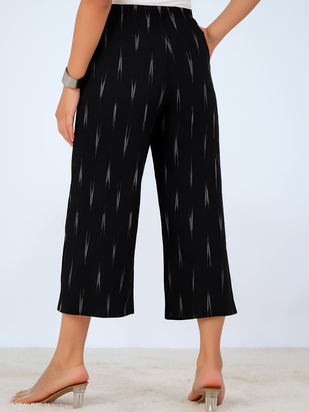 Coal Ikat Culottes