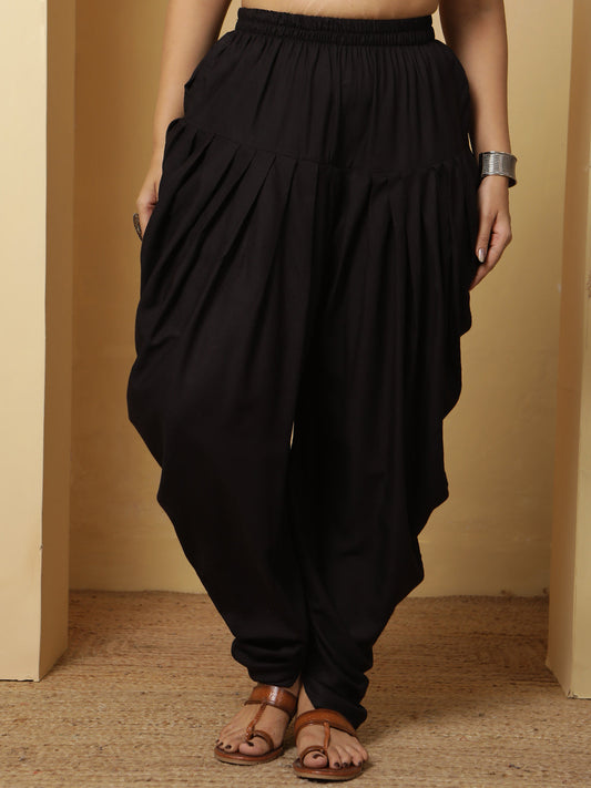 Black Rayon Dhoti