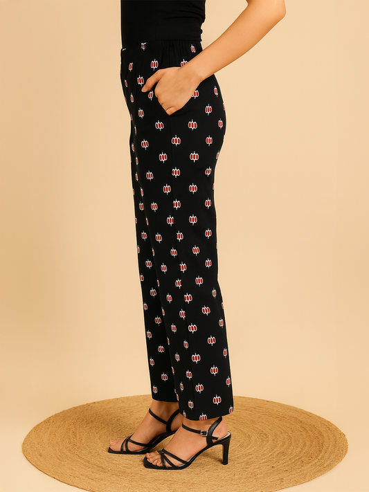 Printed Cotton Palazzo Pants - PepperPop