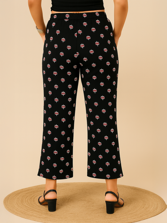 Printed Cotton Palazzo Pants - PepperPop