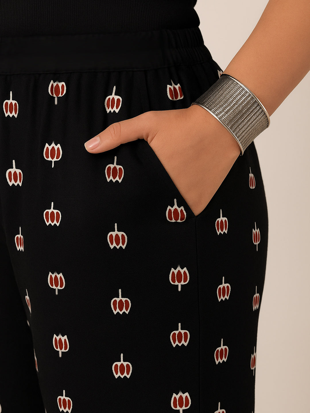 Printed Cotton Palazzo Pants - PepperPop