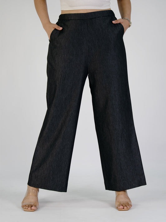 Black Denim Trousers